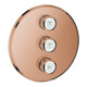 Grohe Fertigset Grohtherm Smartcontrol warm sunset, rund, UP-Ventil 3-fach-1