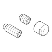 Grohe Fixation de bec 45682 pour combinaison de baignoire 3 trous Florida chrome-4
