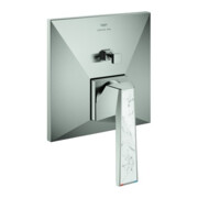 Grohe FMS Allure Brilliant Collection Priv. Mitigeur bain encastré, levier avec remplissage, supersteel