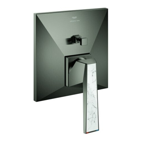 Grohe FMS Allure Brilliant Collection Priv. Mitigeur encastré, levier avec entrée, graphite mat, brossé