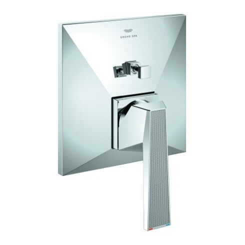 Grohe FMS Allure Brilliant Priv. Coll. Mitigeur bain encastré, levier rond strié, chrome