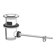 Grohe Garniture de vidage 28910 1 1/4" pour lavabo supersteel-4