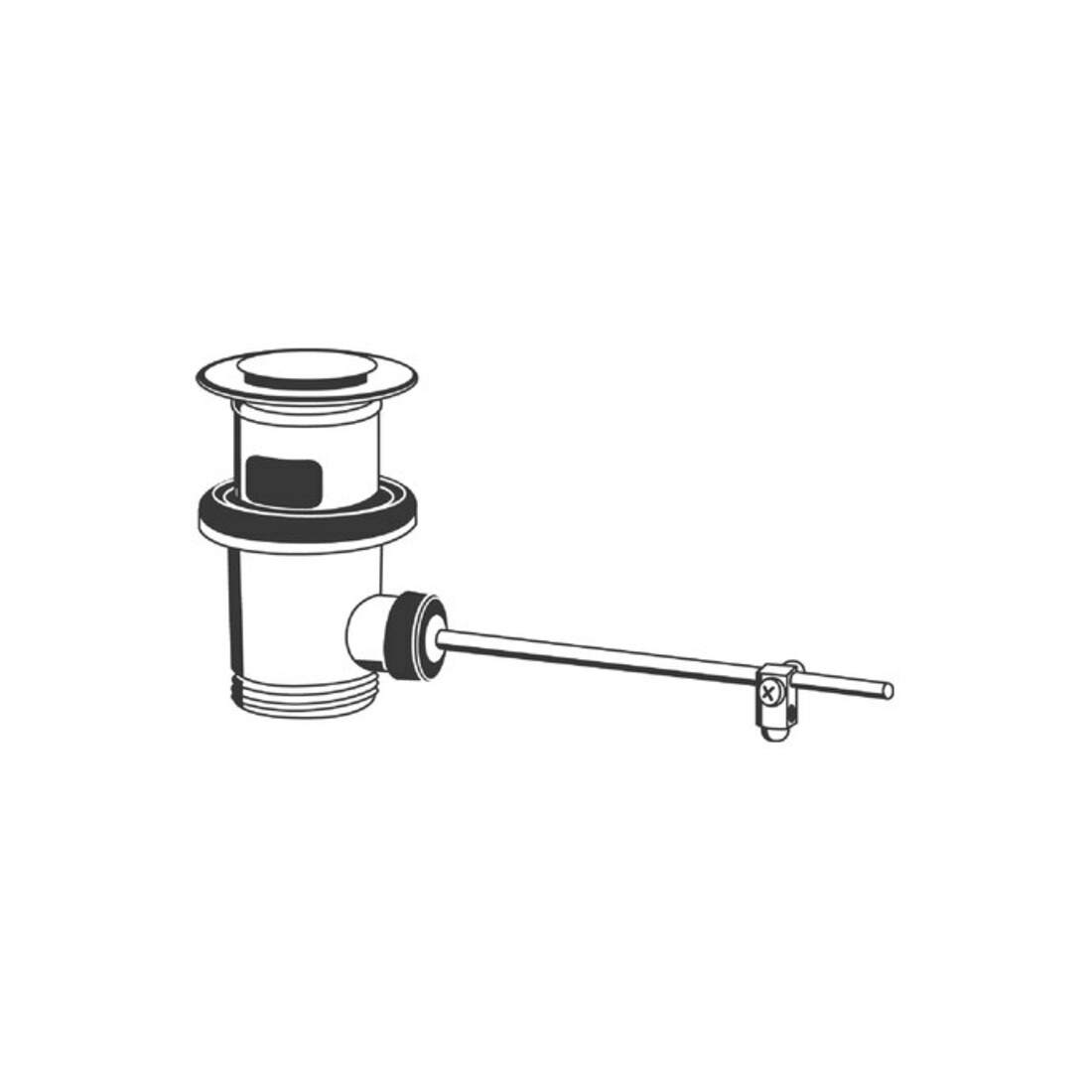 Grohe Garniture de vidage 28910 1 1/4" pour lavabo supersteel