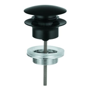 Grohe Garniture de vidage avec bouchon pression 102464 noir mat