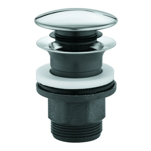 Grohe Garniture de vidage chrome, avec bouchon à pression amovible, fermable