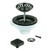 Grohe Garniture de vidage excentrique 40400 pour évier de cuisine 1 bac graphite dur mat