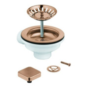 Grohe Garniture de vidage excentrique 40400 pour évier de cuisine 1 bac warm sunset geb.