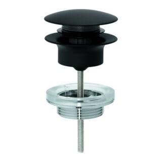Grohe Garniture de vidage pour lavabo 29510 avec bouchon poussoir phantom black