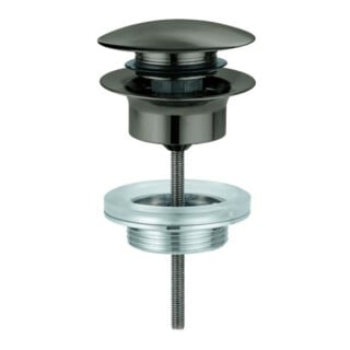 Grohe Garniture de vidange 65807 graphite dur brossé
