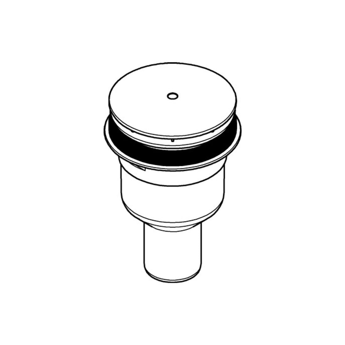 Grohe Garniture de vidange universelle d= 11,2 cm, sortie verticale, blanc