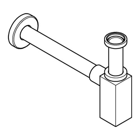 Grohe Geruchsverschluss 1 1/4", Messing, supersteel