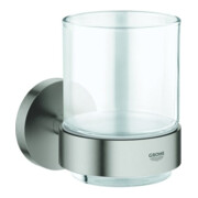 Grohe Glashalter Essentials verdeckte Befestigung, supersteel