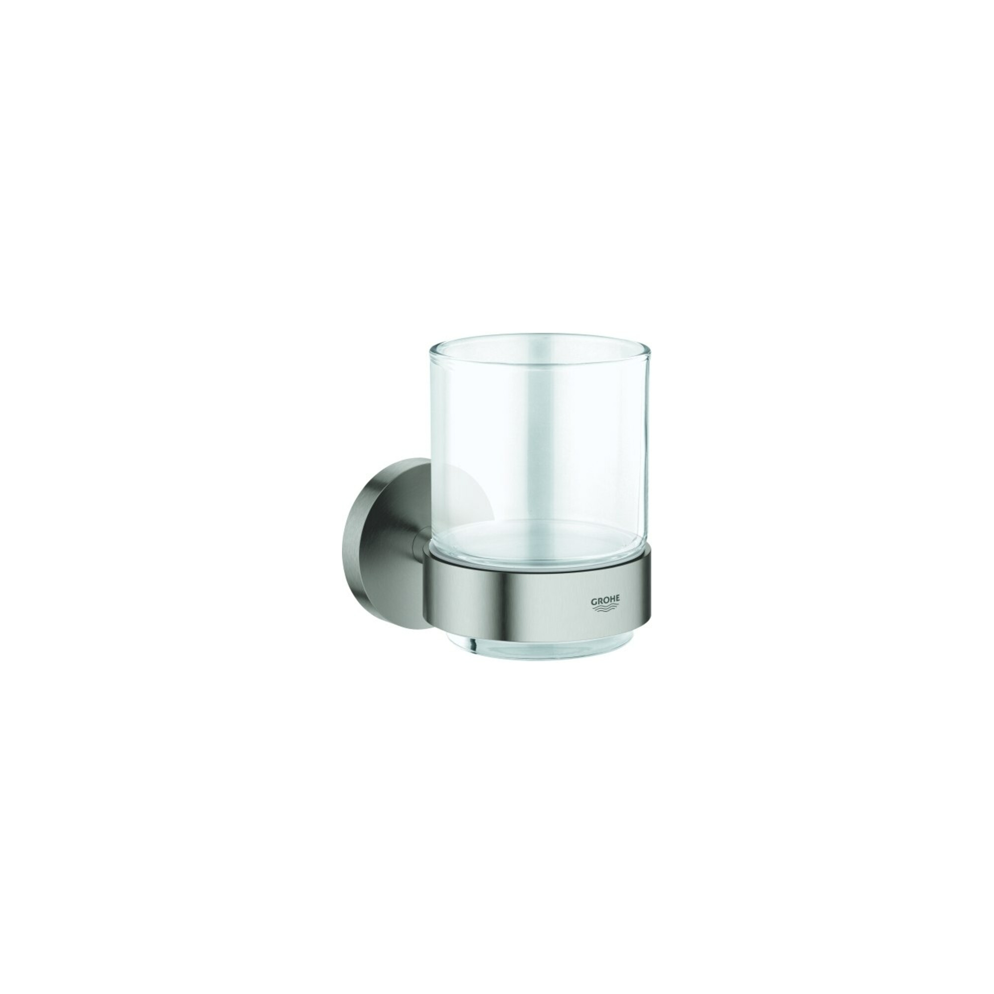 Grohe Glashalter Essentials verdeckte Befestigung, supersteel
