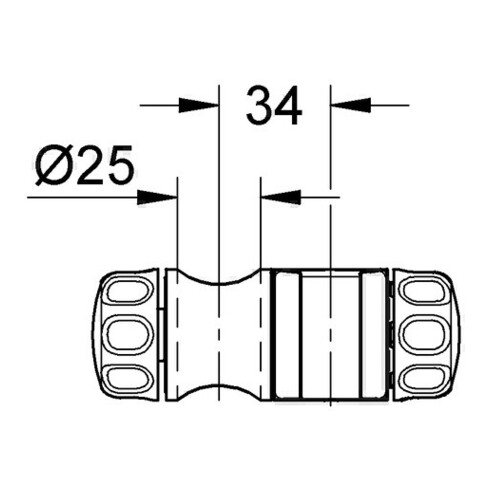 Grohe Gleitelement 25 mm für Brausestangen