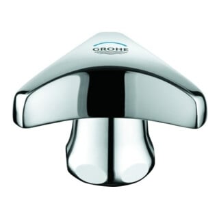 Grohe Griff Trecorn 45080 1/2" Markierung blau mit Kappe chrom