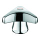 Grohe Griff Trecorn 45081 1/2" Markierung rot mit Kappe chrom-1