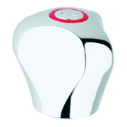 Grohe Griff Treflor 45124 mit Griffbe- festigung Markierung blau/rot 1/2" chrom