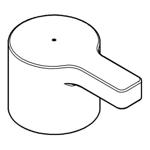 Grohe Griffpaar 48316 Markierung blau/rot für Lineare chrom