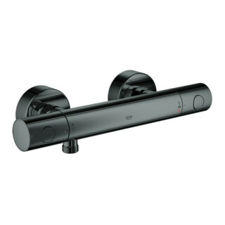 Grohe Grohtherm 1000 Cosmopolitan Mitigeur thermostatique douche graphite dur, DN 15, montage mural