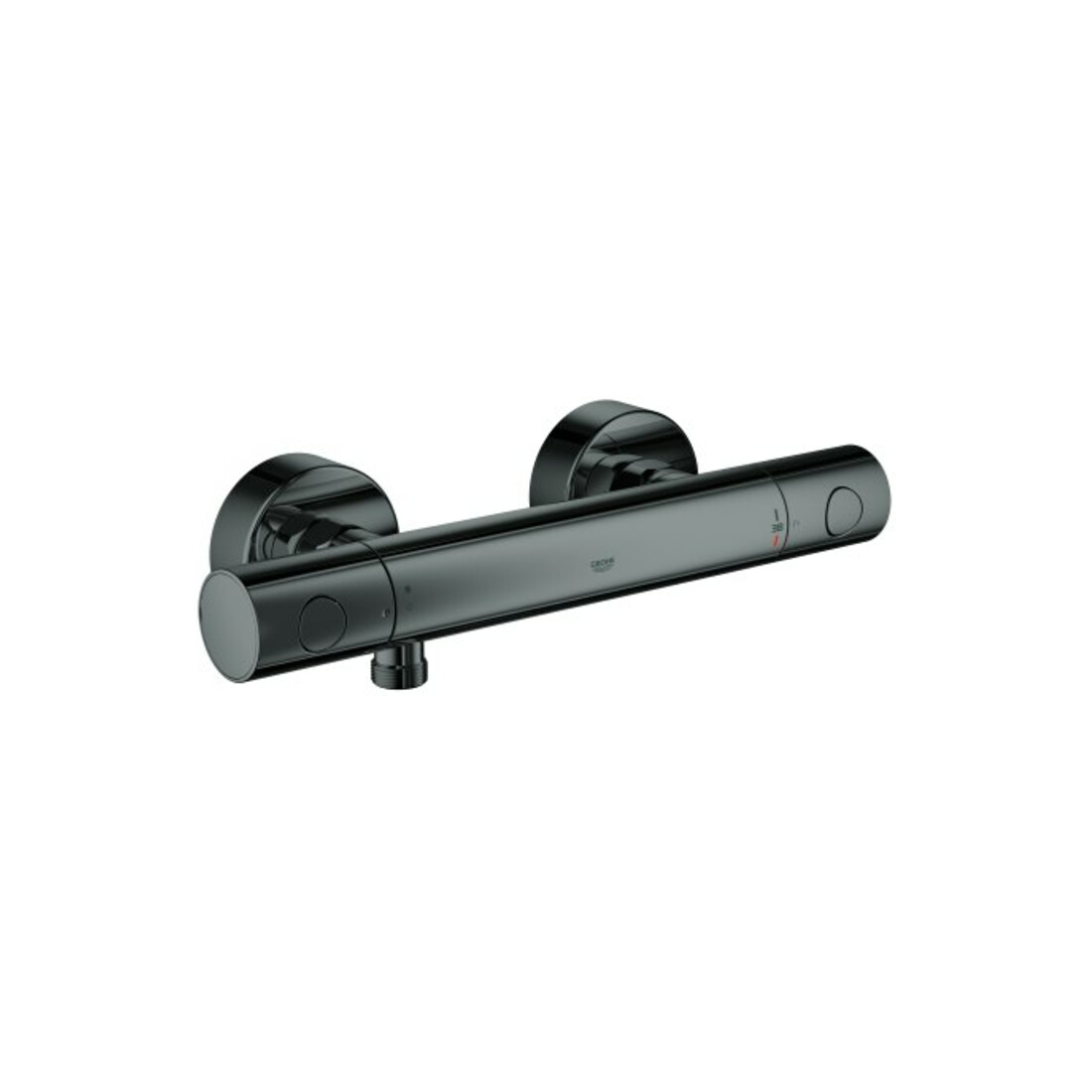 Grohe Grohtherm 1000 Cosmopolitan Mitigeur thermostatique douche graphite dur, DN 15, montage mural