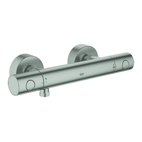 Grohe Grohtherm 1000 Cosmopolitan Mitigeur thermostatique douche supersteel, DN 15, montage mural