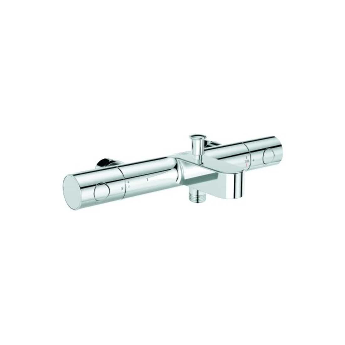 Grohe Grohtherm 800 Cosmopolitan chromé, DN 15, montage mural, sans raccords en S