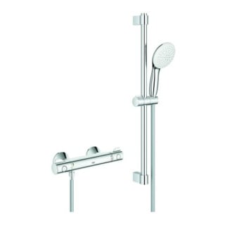 Grohe Grohtherm 800 Mitigeur thermostatique douche 34565_2 avec ensemble douche 600 mm chrome