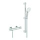 Grohe Grohtherm 800 Mitigeur thermostatique douche 34565_2 avec ensemble douche 600 mm chrome-1