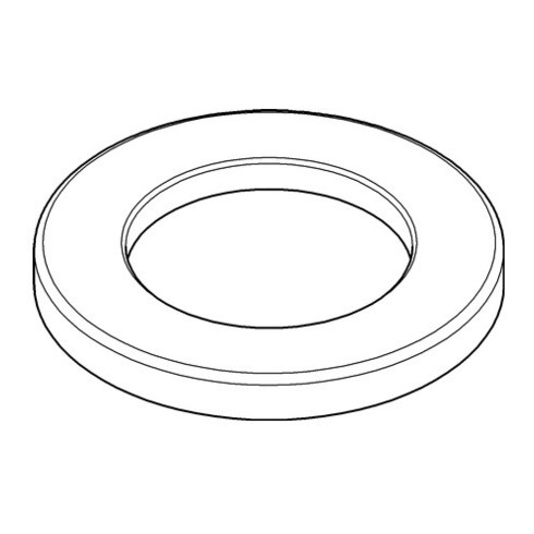 Grohe Grundplatte für Einloch-Waschtisch-/Bidetbatterien chrom