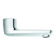 Grohe Gussauslauf 11,5cm, schwenkb. 180 oder 90Grad, chrom-1