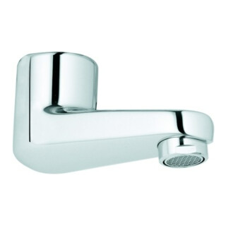 Grohe Gussauslauf 13268 chrom L 77mm, schwenkb. und arretierbar, chrom