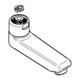 Grohe Gussauslauf 440452 117mm für Eichelberg WT-Wandarmaturen chrom-3