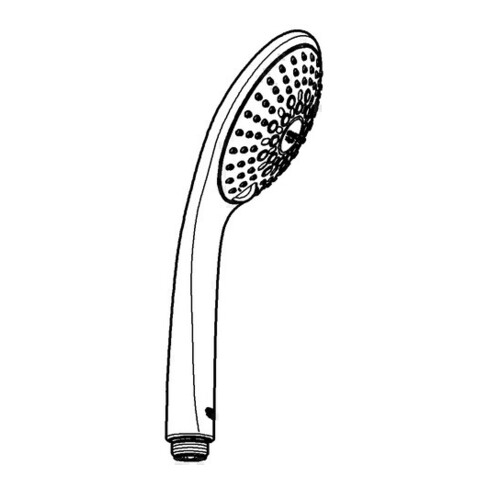Grohe Handbrause 110 EUPHORIA Champagne, 3 Strahlarten Rain, Champagne, SmartRain chrom