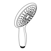 Grohe Handbrause 130 POWER&SOUL mit Durchflusskonstanthalter 9,5 l/min chrom-4