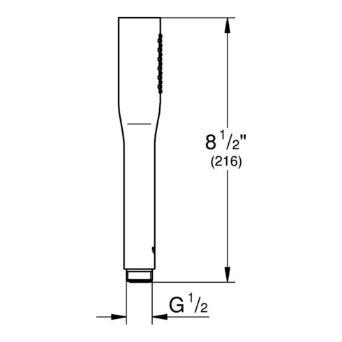 Grohe Handbrause COSMOPOLITAN EUPHORIA Normalstrahl mit Durchflusskonstanthalter 9,5 l/min. chrom