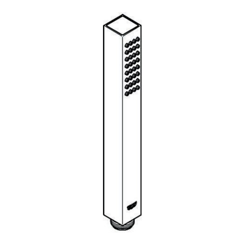Grohe Handbrause CUBE+ STICK EUPHORIA mit Durchflusskonstanthalter 9,5 l/min chrom