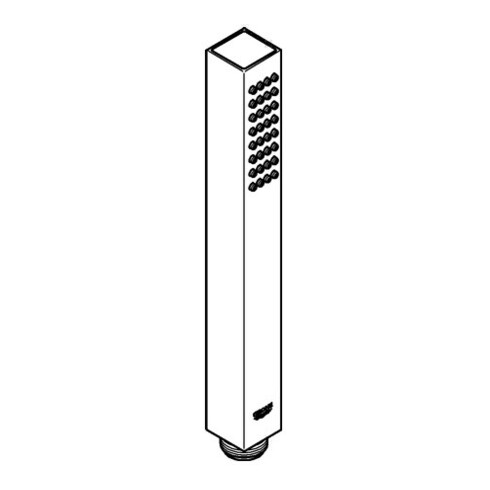 Grohe Handbrause CUBE+ STICK EUPHORIA mit Durchflusskonstanthalter 9,5 l/min chrom