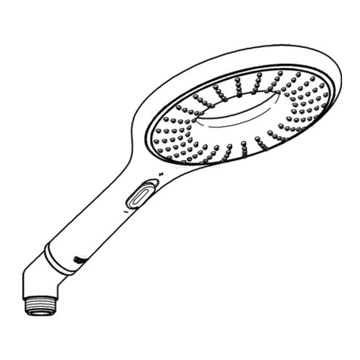 Grohe Handbrause ICON 150 RAINSHOWER chrom/granit