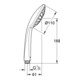 Grohe Handbrause MONO EUPHORIA Brausestrahlart Rain chrom-4