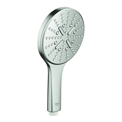 Grohe Handbrause Rainshower SmartActive 130 3 S-Art., m Begr 9,5 l/m., superst.