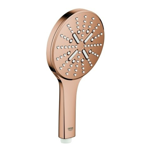 Grohe Handbrause Rainshower SmartActive 130 3 S-Art., m Begr 9,5 l/m., w. suns