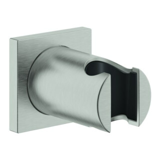 Grohe Handbrausehalter Rainshower n. verschließb., eck Rosette, supersteel