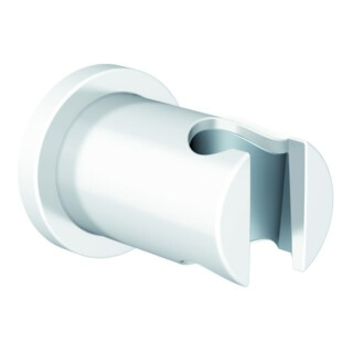 Grohe Handbrausehalter Rainshower n. verstellb., runde Rosette, moon white