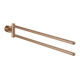 Grohe Handtuchhalter Atrio 539mm, 2-arm, n. schwenkb., w. suns geb.-1