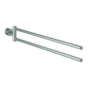 Grohe Handtuchhalter Atrio 539mm, 2-arm, n. schwenkbar, supersteel