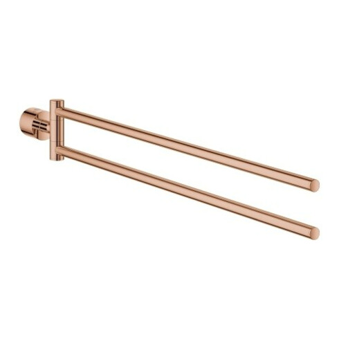 Grohe Handtuchhalter Atrio 539mm, 2-arm, n. schwenkbar, warm sunset