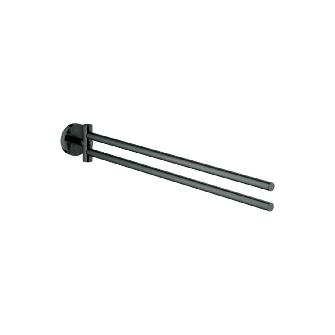 Grohe Handtuchhalter Essentials 2-arm, schwenkbar, 43,9cm, hard graphite