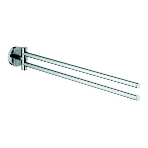 Grohe Handtuchhalter Essentials 43,9cm, 2-armig, schwenkbar, chrom