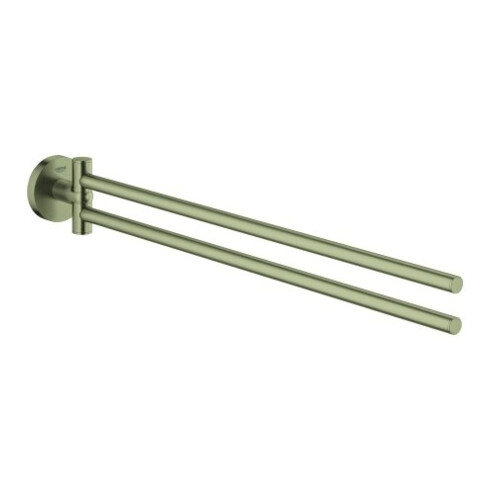 Grohe Handtuchhalter Essentials 43,9cm, 2-arm, schwenkb., ni. gebürstet