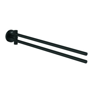 Grohe Handtuchhalter Essentials 43,9cm, 2-armig, schwenkbar, matt black